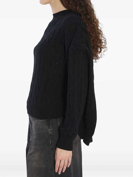 Pulovere Balenciaga Sweater With Logo BLACK Femei (BM 18704485) 3