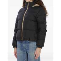 Bomber jacket Dama - Bomber jacket Burberry Puffer Jacket With Concealed Hood BLACK Femei (BM 18704491) - B-mall.ro