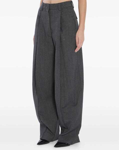 Pantaloni casual The Latest Cara Pants GREY Femei (BM 18704605) 2