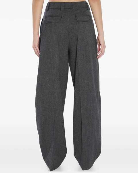 Pantaloni casual The Latest Cara Pants GREY Femei (BM 18704605) 4