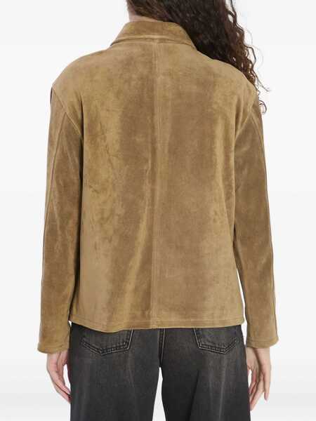 Bomber jacket ARMA Rosia Suede Jacket GREEN Femei (BM 18704635) 2