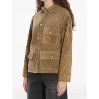 Bomber jacket Dama - Bomber jacket ARMA Rosia Suede Jacket GREEN Femei (BM 18704635) - B-mall.ro