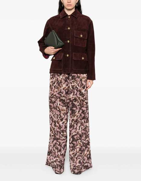 Bomber jacket ARMA Rosia Suede Jacket BORDEAUX Femei (BM 18704638) 2