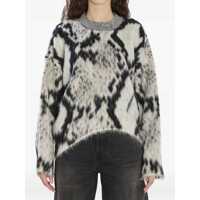 Pulovere Python-Print Sweater Femei