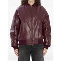 Bomber jacket Leather Bomber Jacket Femei