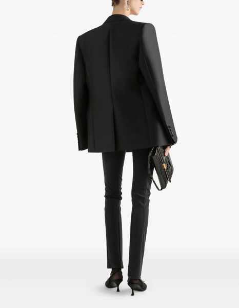 Sacouri Dolce & Gabbana Double-Breasted Jacket In Faille BLACK Femei (BM 18704683) 3