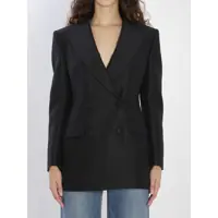 Sacouri Double-Breasted Jacket In Faille Femei