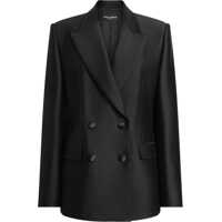 Sacouri Double-Breasted Jacket In Faille Femei