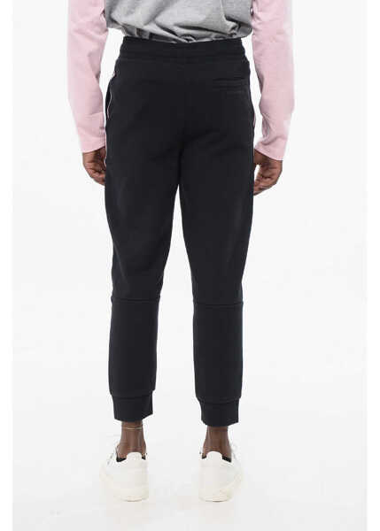 Pantaloni de trening EDENPARK Cotton Fleece-Blend Joggers Rassemblement Solid-Color Midnight Blue Barbati (BM 18704854) 2