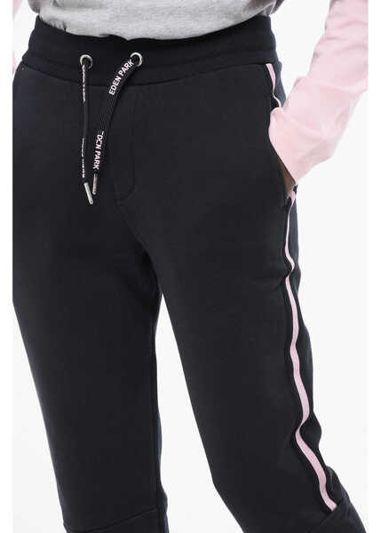 Pantaloni de trening EDENPARK Cotton Fleece-Blend Joggers Rassemblement Solid-Color Midnight Blue Barbati (BM 18704854) 3