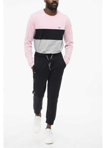 Pantaloni de trening EDENPARK Cotton Fleece-Blend Joggers Rassemblement Solid-Color Midnight Blue Barbati (BM 18704854) 4