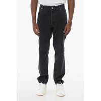 Blugi slim fit Cotton Slim Fit Denims With Belt Loops 16Cm Barbati