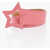 Elisabetta Franchi Eco-Leather Belt With Star Closure Pink