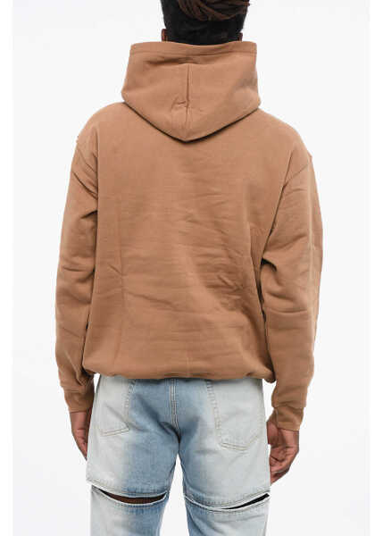 Bluze de trening Dime Fleeced-Cotton Hoodie With Patch Pocket Brown Barbati (BM 18704884) 2