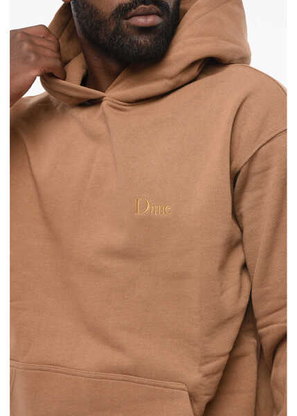 Bluze de trening Dime Fleeced-Cotton Hoodie With Patch Pocket Brown Barbati (BM 18704884) 3