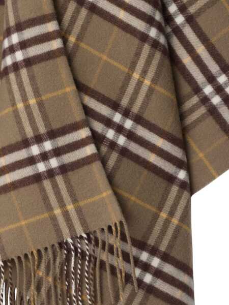 Paltoane Burberry Wool and cashmere Check Cape VOLE Femei (BM 18704947) 2