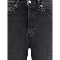 Imbracaminte Dama pagina 2 - Blugi RE/DONE Wide leg Jeans WASHED NOIR Femei (BM 18704986) - B-mall.ro