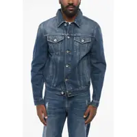 Geci de blugi Dark Washed Denim Saharan Jacket Barbati