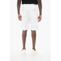 Pantaloni scurti Brunello Cucinelli pentru Barbati - Pantaloni scurti Brunello Cucinelli Twill Cotton Chinos Shorts White Barbati (BM 18705046) - B-mall.ro