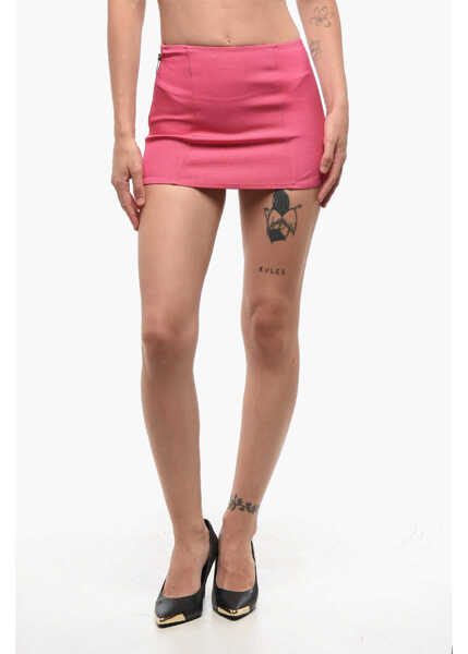 Fuste scurte DSQUARED2 Side-Zipped Mini Skirt Pink Femei (BM 18705061) 1