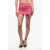 DSQUARED2 Side-Zipped Mini Skirt Pink