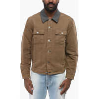 Jachete Utility Overshirt With Silver-Effect Buttons Barbati