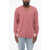 Brunello Cucinelli V Neck Pure Cashmre Sweater Pink