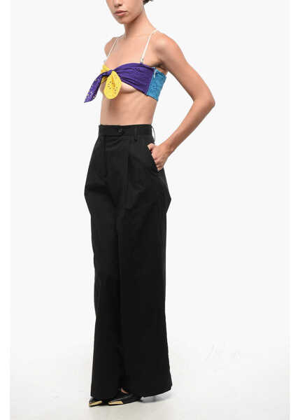 Pantaloni office Department Five High Waist Single Pleats Fairmont Pants Black Femei (BM 18705172) 3