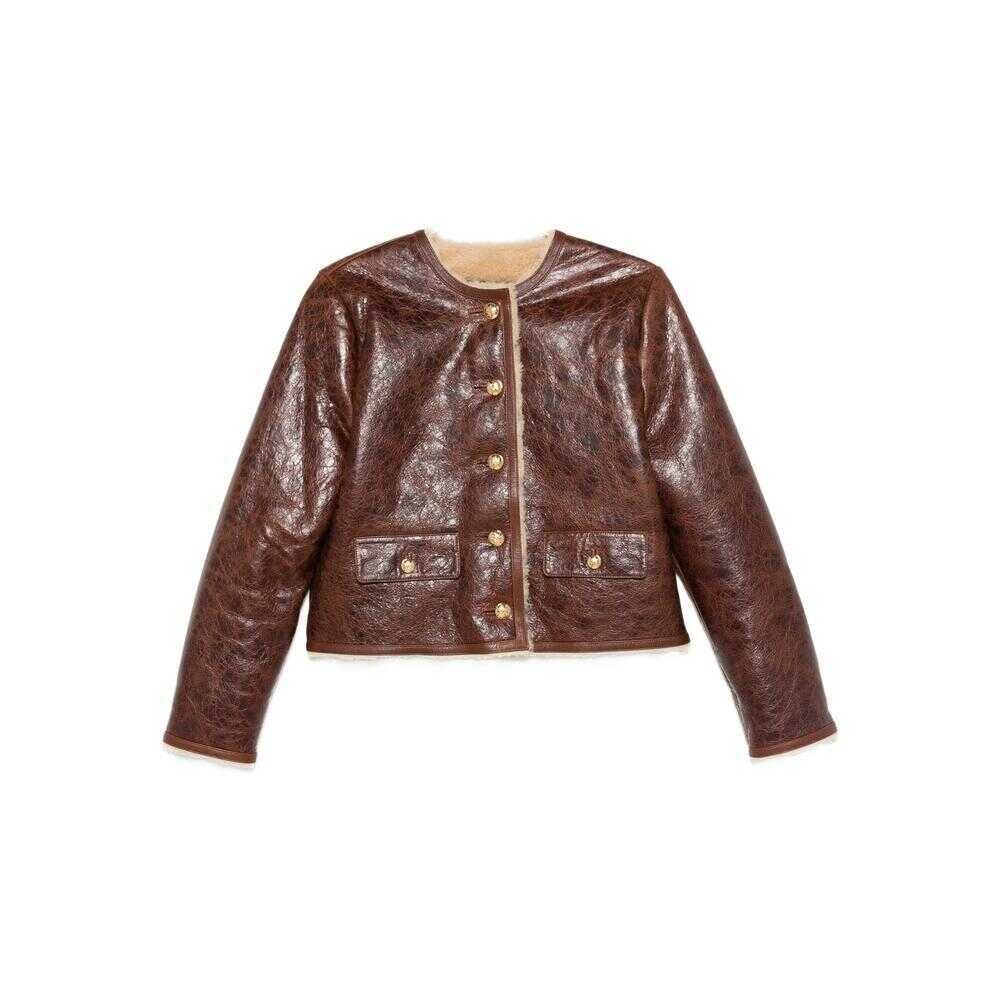 Geci NILI LOTAN Nili Lotan Jackets BROWN Femei (BM 18705594) 1