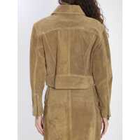 Imbracaminte Dama pagina 181 - Geci ARMA Helen Suede Jacket GREEN Femei (BM 18706050) - B-mall.ro