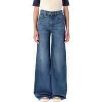 Blugi Chloé High-Rise Flare Denim Pant Femei