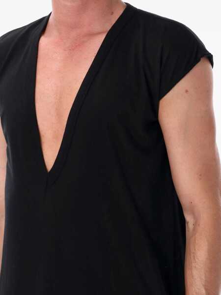 Topuri Rick Owens Rick Owens Drkshdw Dylan T Black Barbati (BM 18706455) 3