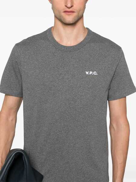 Tricouri A.P.C. A.P.C. Boxy Petit Vpc T-Shirt HEATHER ANTHRACITE Barbati (BM 18706479) 5