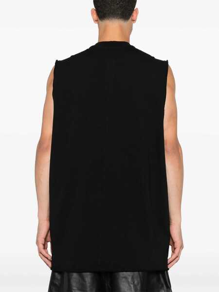 Topuri Rick Owens Rick Owens Jumbo Sl Tee Black Barbati (BM 18706542) 4