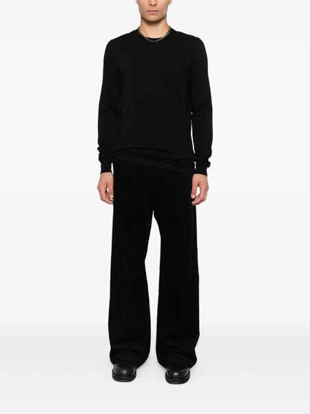 Topuri Rick Owens Rick Owens Ls Level Tee Black Barbati (BM 18706551) 2