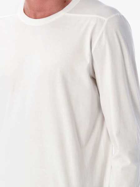 Topuri Rick Owens Rick Owens Ls Level Tee Beige Barbati (BM 18706554) 3