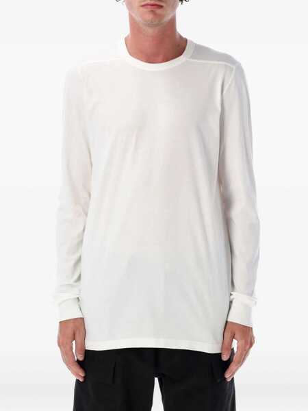 Topuri Rick Owens Rick Owens Ls Level Tee Beige Barbati (BM 18706554) 1
