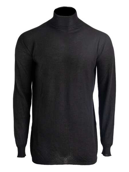 Pulovere Rick Owens Rick Owens Wool Turtleneck Black Barbati (BM 18706566) 1
