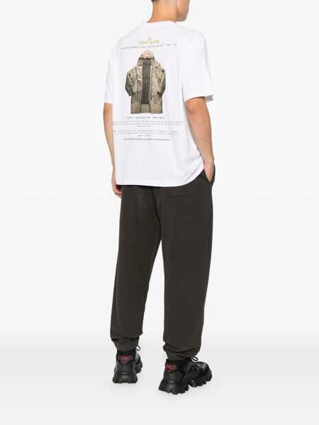 Tricouri Stone Island Stone Island Archivio Organic Cotton T-Shirt WHITE Barbati (BM 18706584) 2