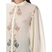 Imbracaminte Dama pagina 541 - Bluze Chloe Chlo Fluid Silk Lace Blouse PRISTINE WHITE Femei (BM 18706599) - B-mall.ro