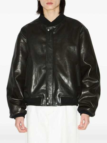 Bomber jacket Isabel Marant Isabel Marant Blaike Leather Bomber Jacket Black Barbati (BM 18706773) 2