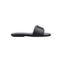 Pantofi cu toc Marc Jacobs The J Marc Flat Leather Sandal Femei