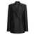 Dolce & Gabbana Double-Breasted Jacket In Faille Black