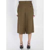 Imbracaminte Dama pagina 126 - Pantaloni casual Saint Laurent Plaid Wool Skirt-Pants Beige Femei (BM 18707097) - B-mall.ro
