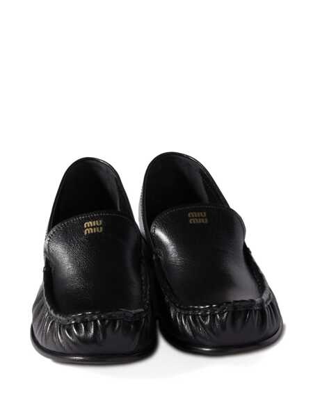 Mocasini Miu Miu Miu Miu Moccasters Black Femei (BM 18707181) 4