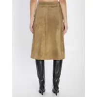 Imbracaminte Dama pagina 181 - Fuste ARMA Elen Suede Skirt GREEN Femei (BM 18707205) - B-mall.ro