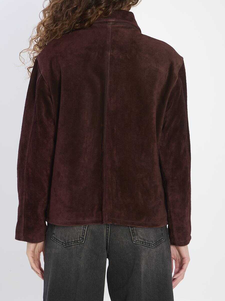 Geci ARMA Rosia Suede Jacket Red Femei (BM 18707370) 4