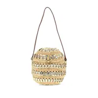 Genti de mana Rabanne Raffia And Metal Handbag Femei