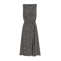 Rochii Dolce & Gabbana Chevron Print Heavy Crepe Cocktail Dress Femei