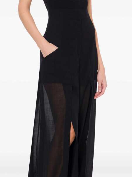 Pantaloni casual Philosophy Philosophy Di Lorenzo Serafini  Trousers Black Femei (BM 18707916) 4